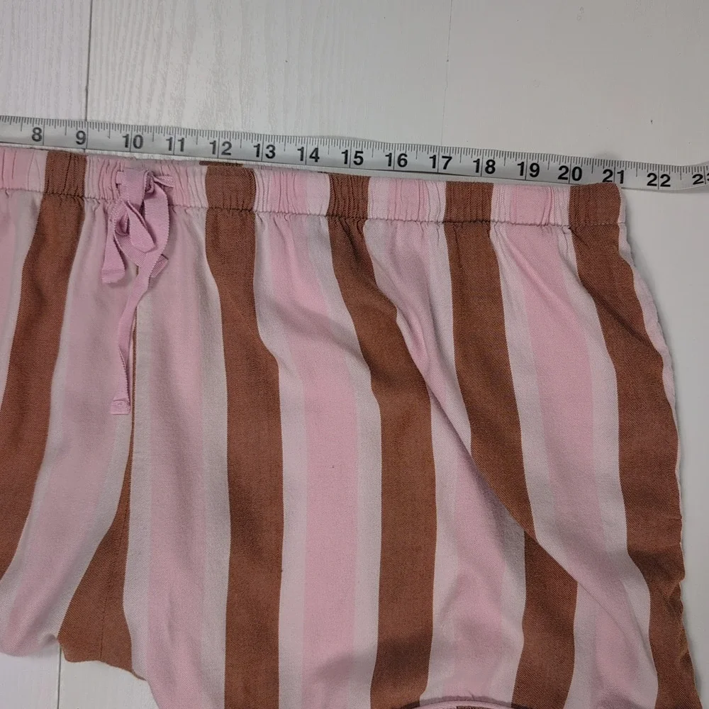 Ladies Sleep Shorts JoySpun 3XL Pink with Orange & White Polka Dots